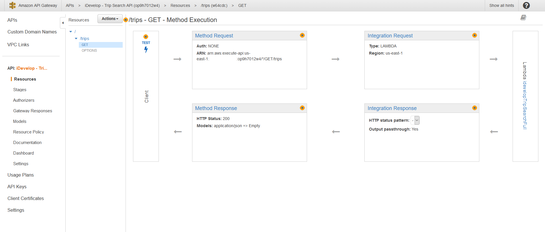 Create And Expose the API with Amazon API Gateway