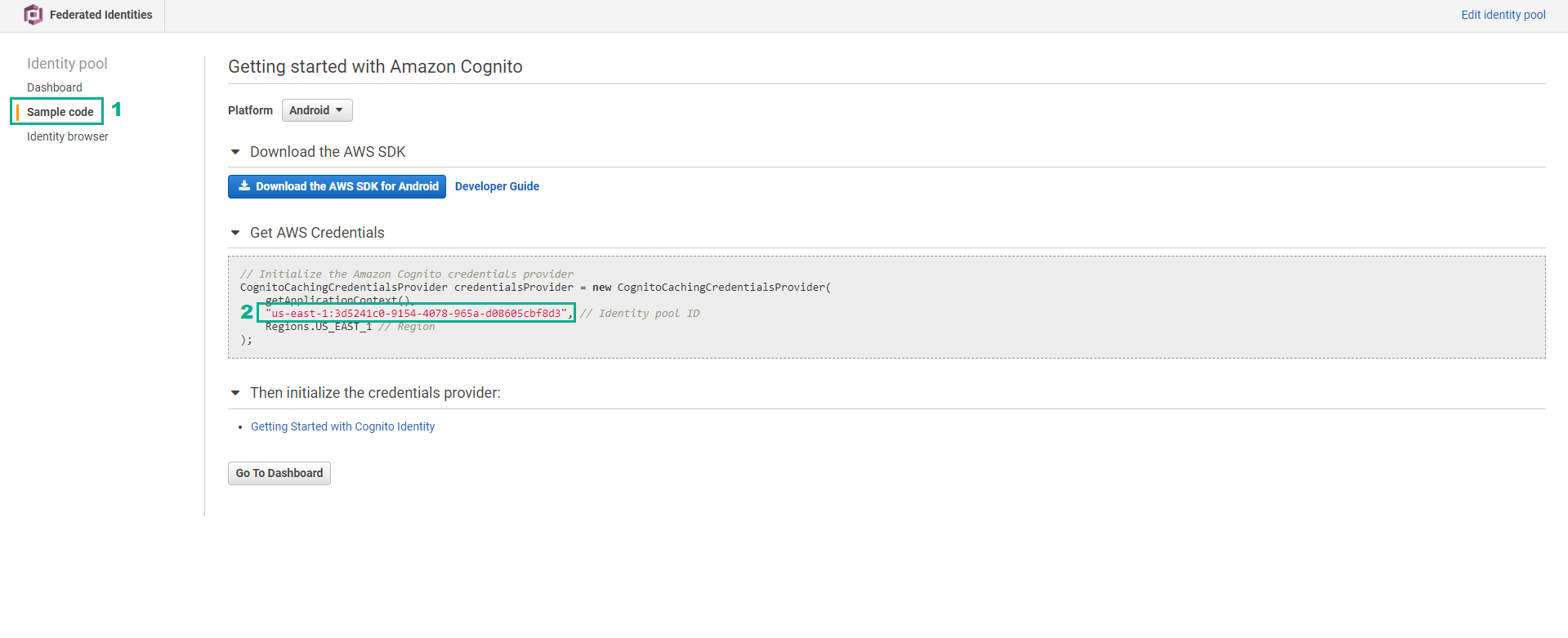 Add Authentication to the SPA using Amazon Cognito User Pools